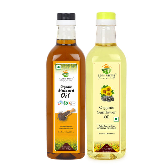 Mustard Oil + Sunflower Oil