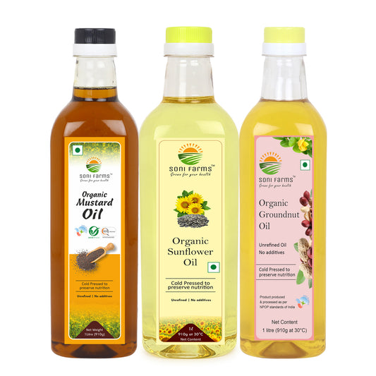 Mustard + Sunflower + Groundnut Oil