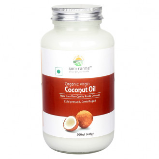 Organic Virgin Coconut Oil  | 1 Ltr (500ml X 2)