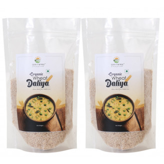Organic Wheat Daliya - 1KG