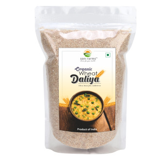 Organic Wheat Daliya -  900 Gm