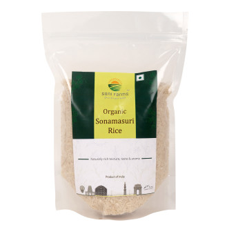 Organic SonaMasuri Rice - 1 Kg