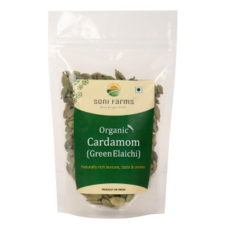 Organic Green  Elaichi/Cardamom - 100gm